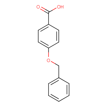 4-苯甲氧基苯甲酸化学结构式