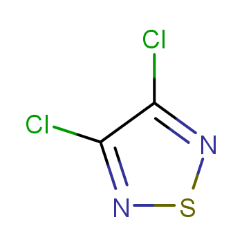 3,4-二氯-1,2,5-噻二唑化学结构式
