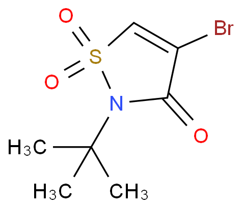 4-bromo-2-tert-butyl-1,1-dioxo-1,2-thiazol-3-one