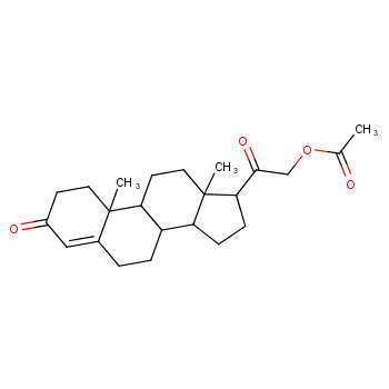 醋酸去氧皮质酮化学结构式