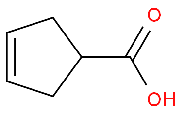 3-环戊烯甲酸化学结构式