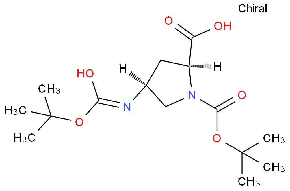 (2S,4S)-BOC-4-(BOC-AMINO)-PROLINE