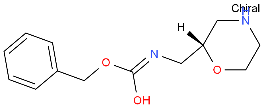 benzyl N-[[(2S)-morpholin-2-yl]methyl]carbamate