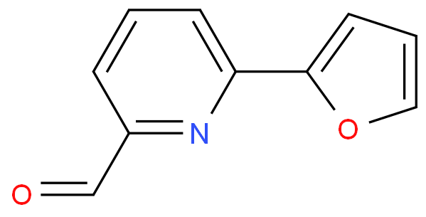 6-(2-Furyl)picolinaldehyde structural formula image