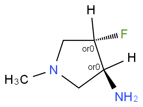 (3S,4S)-4-氟-1-甲基吡咯烷-3-胺2343867-29-6