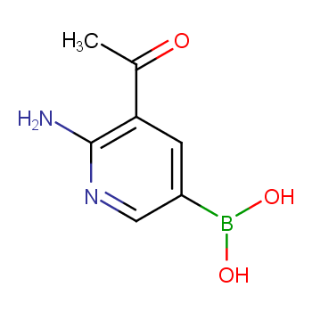 (5-乙酰基-6-氨基吡啶-3-基)硼酸CAS号2813871-56-4；（科研试剂/现货供应，质量保证）
