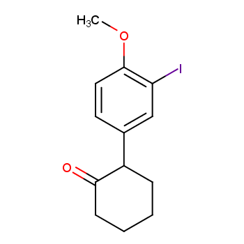 2-(3-碘-4-甲氧基苯基)环己烷-1-酮