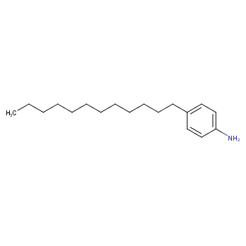 4-十二烷基苯胺化学结构式