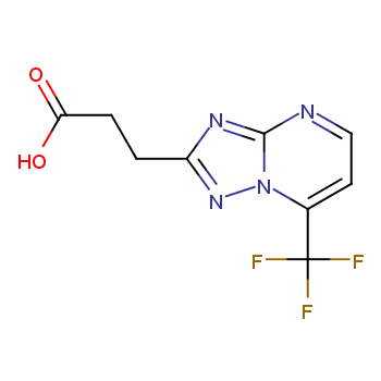 3-[7-(Trifluoromethyl)-[1,2,4]triazolo[1,5-a]pyrimidin-2-yl]propanoic acid