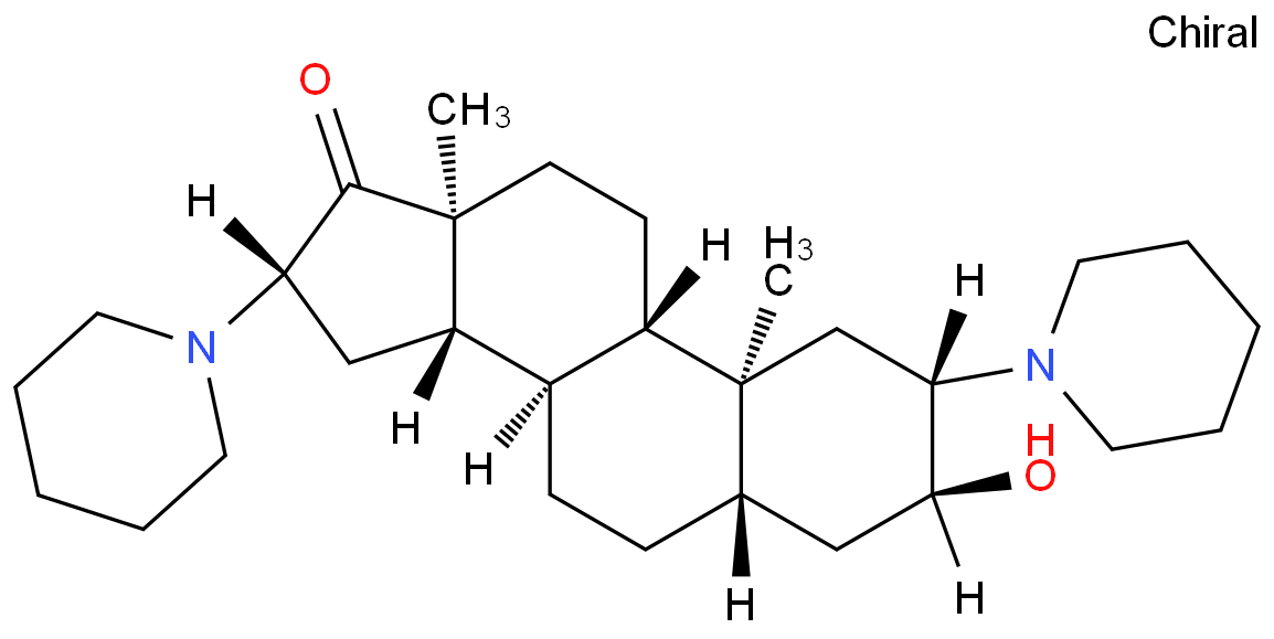雄甾-3-羟基-2,16-双哌啶基-17-酮