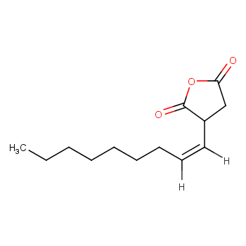 2-壬烯基丁二酸酐化学结构式