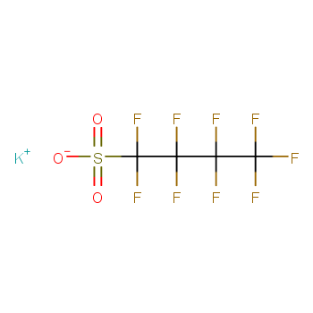 全氟丁基磺酸钾化学结构式