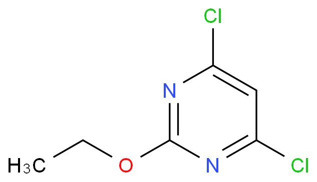 2-乙氧基-4,6-二氯嘧啶化学结构式