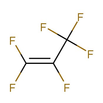 六氟丙烯化学结构式