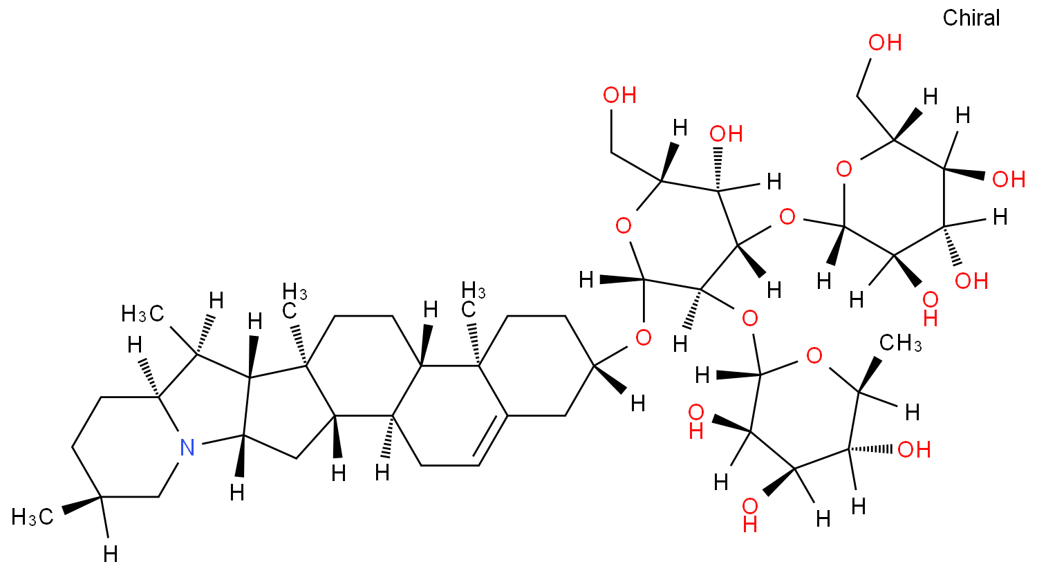 A-茄碱化学结构式