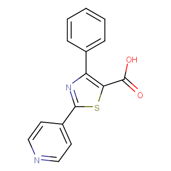 4-Phenyl-2-(4-pyridyl)thiazole-5-carboxylic acid