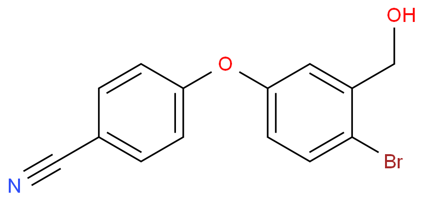 4-[4-Bromo-3-(hydroxymethyl)phenoxy]benzonitrile  