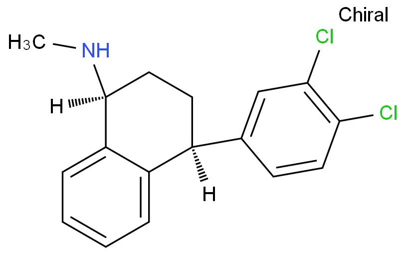 舍曲林化学结构式