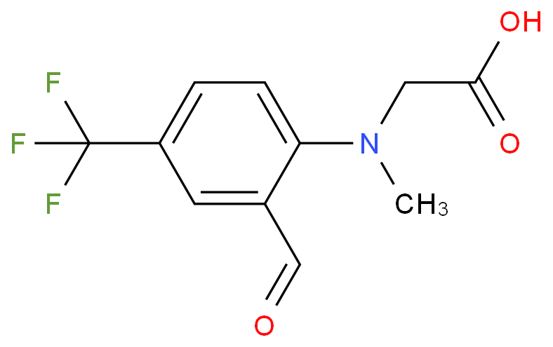 2-{[2-甲酰基-4-(三氟甲基)苯基](甲基)氨基}乙酸CAS号953062-31-2；（科研试剂/现货供应）