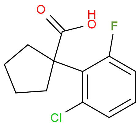 1-(2-CHLORO-6-FLUOROPHENYL)CYCLOPENTANECARBOXYLIC ACID