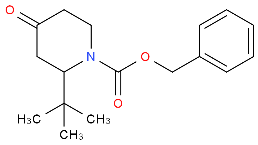 benzyl-2-tert-butyl-4-oxopiperidine-1-carboxylate  