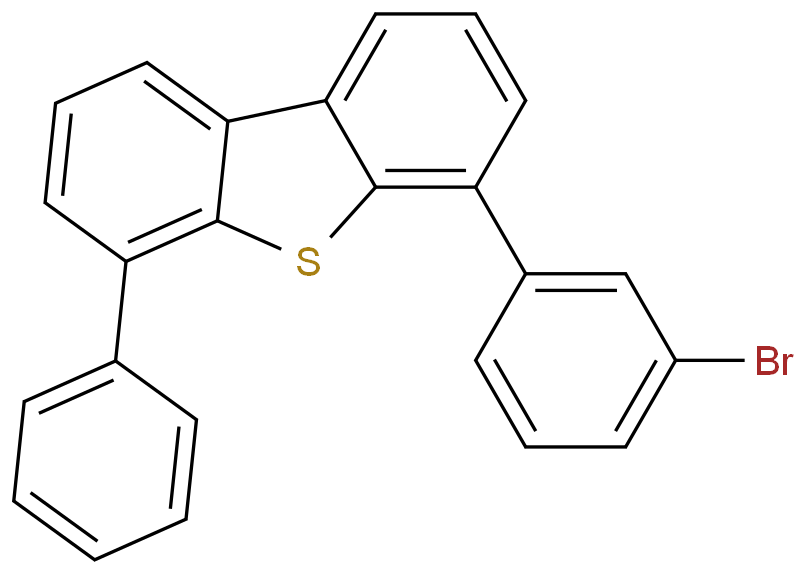 4-(3-溴苯基)-6-苯基-二苯并噻吩CAS1616092-81-9；（专业试剂/现货优势供应；质量保证）