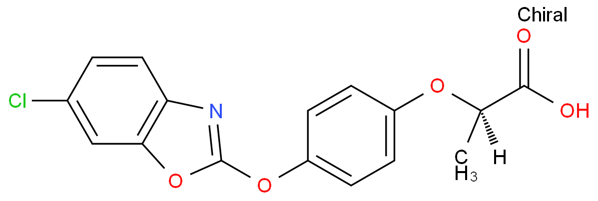 (R)-2-[4-(6-chloro-1,3-benzoxazol-2-yloxy)phenoxy]propionic acid