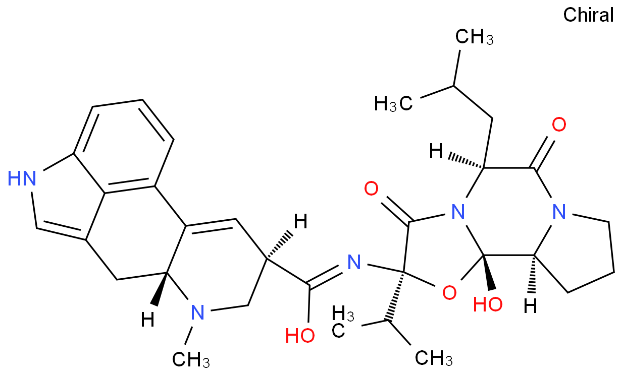 麦角克碱化学结构式