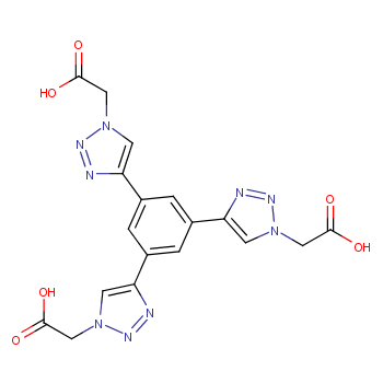 {4-[3,5-双-(1-羰基甲基-1H-[1,2,3]噻唑-4-基)-苯基]-[1,2,3]噻唑-1-基}-乙酸