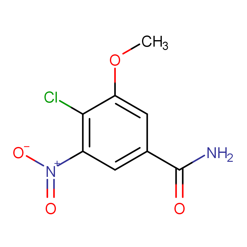 3-甲氧基-4-氯-5-硝基苯甲酰胺 CAS号:2137975-62-1科研及生产专用 高校及研究所支持货到付款