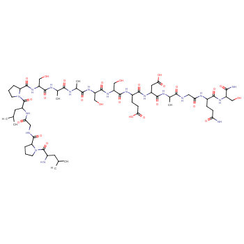 LEUPROGLYLEUPROSERALAALASERSERGLUASPALAGLYGLNSERNH2