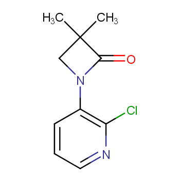 1-(2-CHLOROPYRIDIN-3-YL)-3,3-DIMETHYLAZETIDIN-2-ONE