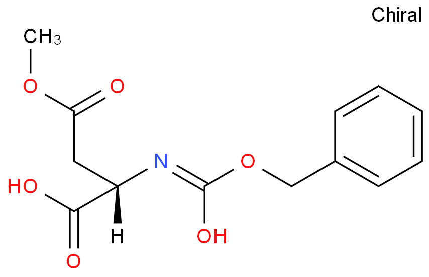 Z-ASP(OME)-OH structure