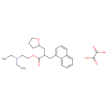 萘呋胺酯 草酸盐化学结构式