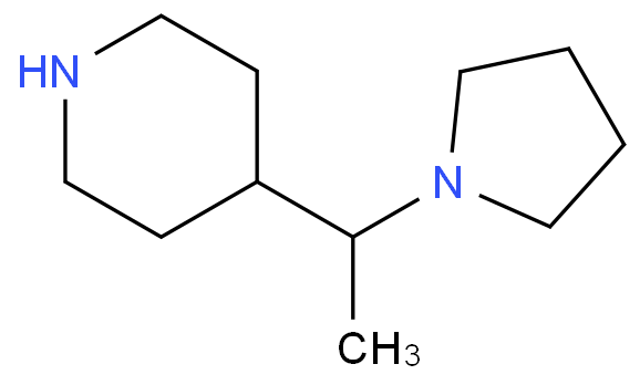4-(1-(pyrrolidin-1-yl)ethyl)piperidine