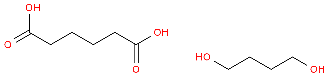 聚(1,4-丁烯己二酸酯)化学结构式