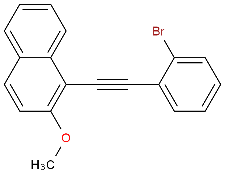 1-((2-bromophenyl)ethynyl)-2-methoxynaphthalene