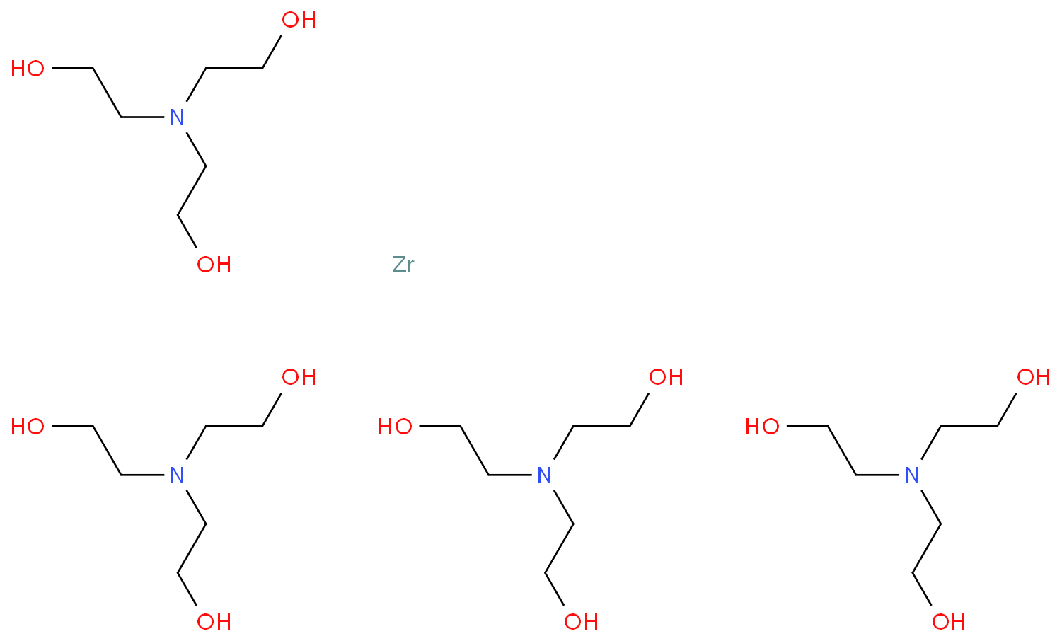 Tetrakis(triethanolaminato)zirconium(IV)  
