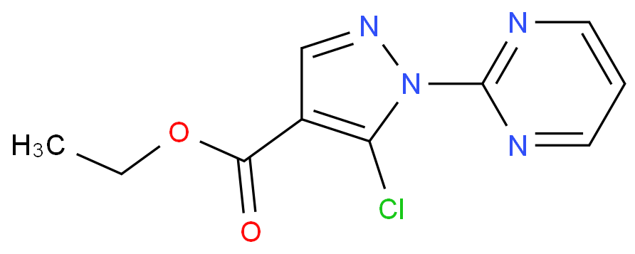 ethyl 5-chloro-1-pyrimidin-2-ylpyrazole-4-carboxylate