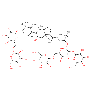 11-氧-罗汉果皂甙V化学结构式