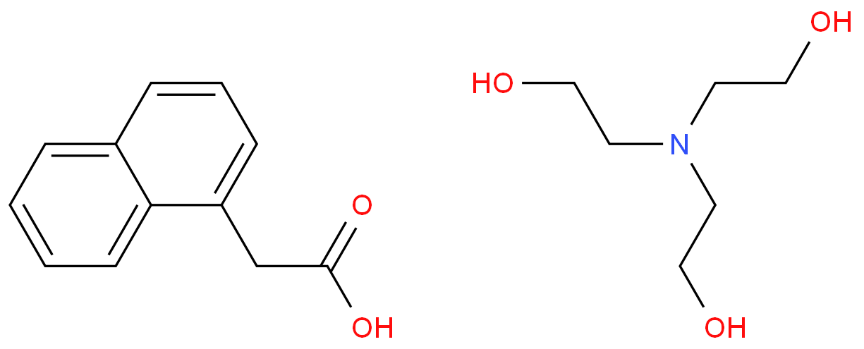 naphthalene-1-acetic acid, compound with 2,2',2''-nitrilotriethanol (1:1)