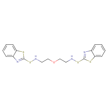 N-[2-[2-(benzothiazol-2-ylsulfanylamino)ethoxy]ethyl]benzothiazole-2-s ulfenamide