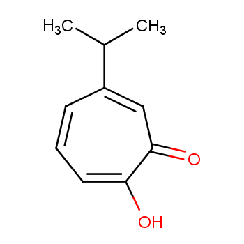 Hinokitiol; 499-44-5 structural formula