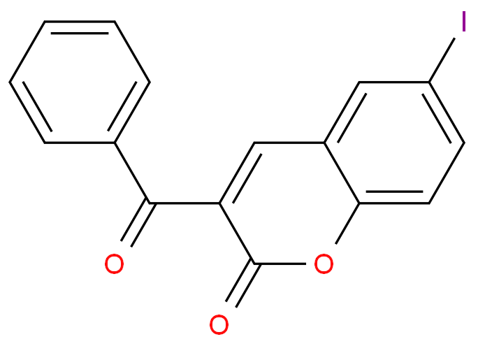3-苯并基-6-碘-2H-色烯-2-酮CAS：101081-02-1
