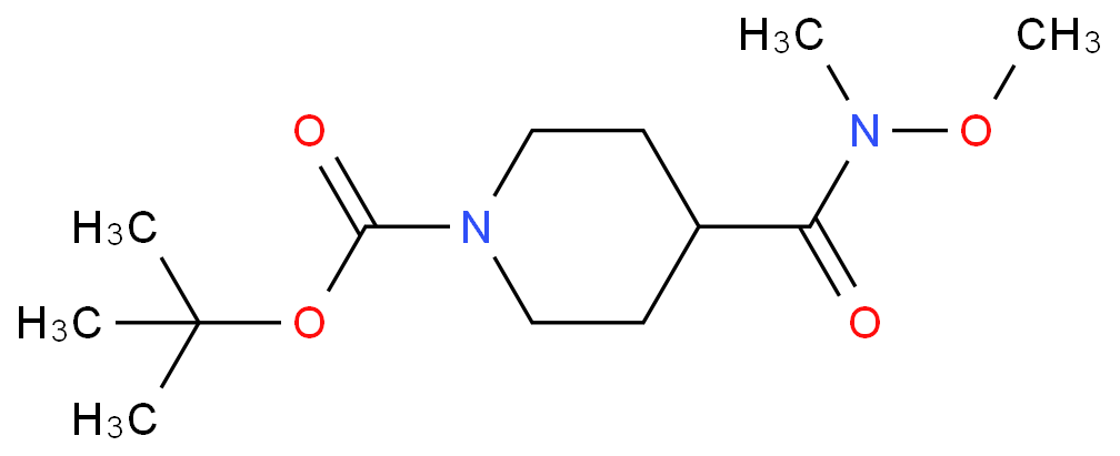 1-Boc-4-[甲氧基(甲基)氨基甲酰基]哌啶