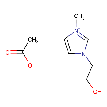 1203809-91-9 1羟乙基- 3- 中基咪唑醋酸盐 结构式图片