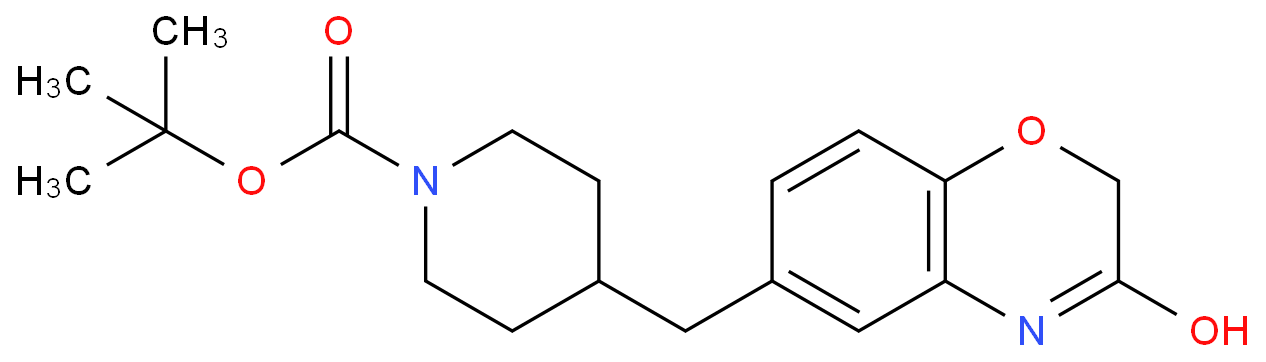 TERT-BUTYL 4-((3-OXO-3,4-DIHYDRO-2H-BENZO[B][1,4]OXAZIN-6-YL)METHYL)PIPERIDINE-1-CARBOXYLATE