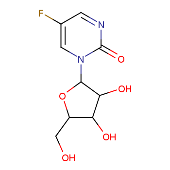 5-氟-4-脱氧-1-(β-l-呋核亚硝脲)尿嘧啶 (5-氟-1-β-l-呋核亚硝脲嘧啶酮)