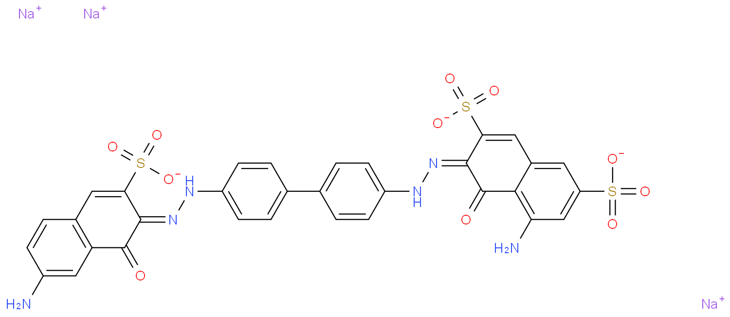 2,7-Naphthalenedisulfonicacid,5-amino-3-[2-[4'-[2-(7-amino-1-hydroxy-3-sulfo-2-naphthalenyl)diazenyl][1,1'-biphenyl]-4-yl]diazenyl]-4-hydroxy-,sodium salt (1:3)  