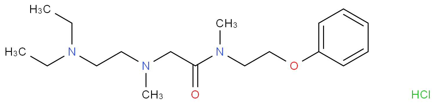 N~2~-[3-(diethylamino)propyl]-N-methyl-N-(2-phenoxyethyl)glycinamide hydrochloride